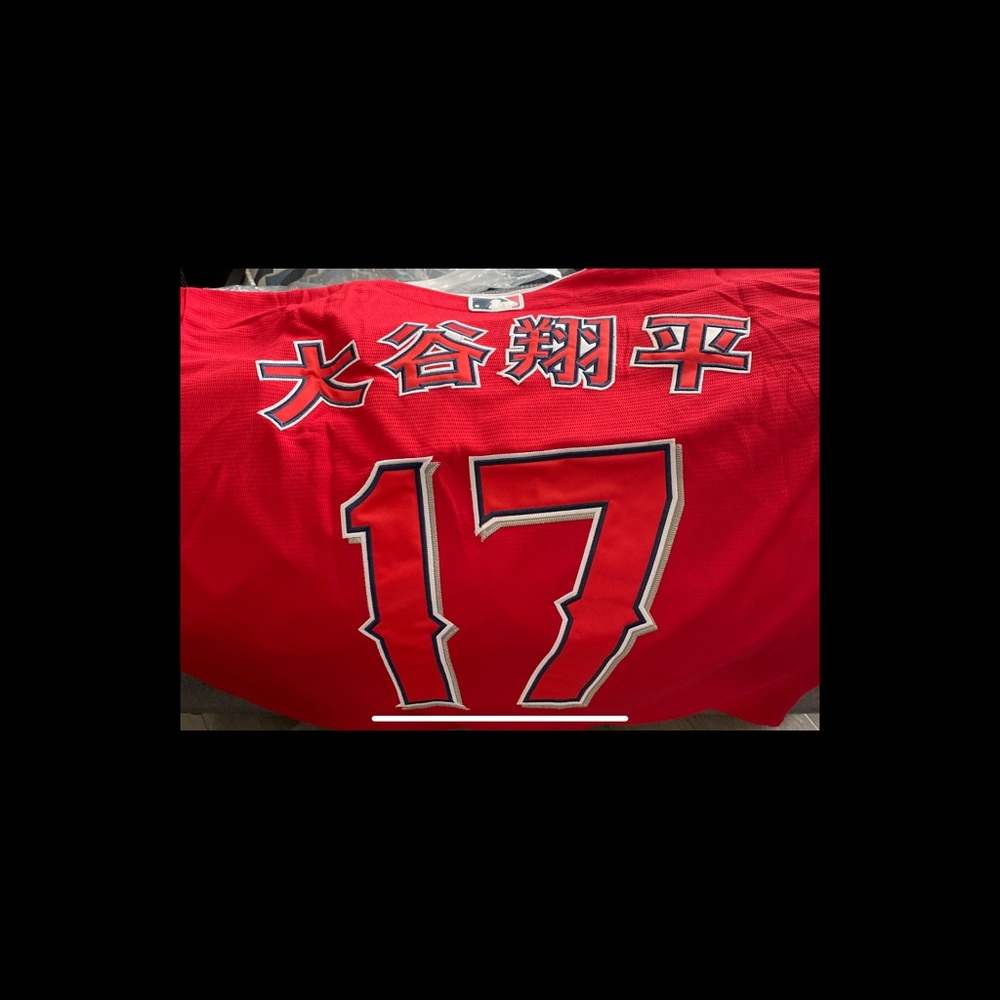 Shohei Ohtani 2021 Majestic Angels Jersey
